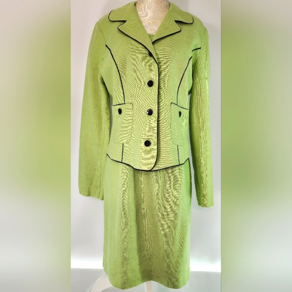 Vintage Kamisato 100% linen blazer and dress